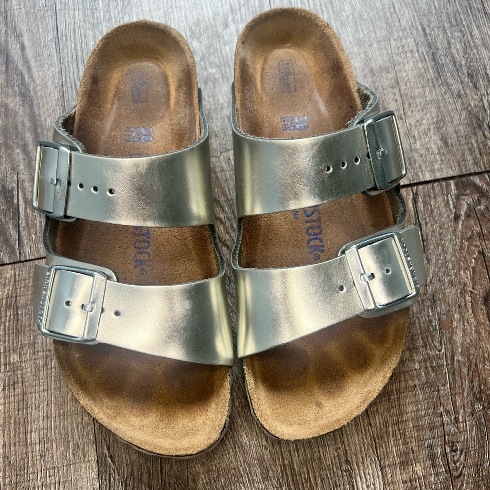 Birkenstock Silver Sandals